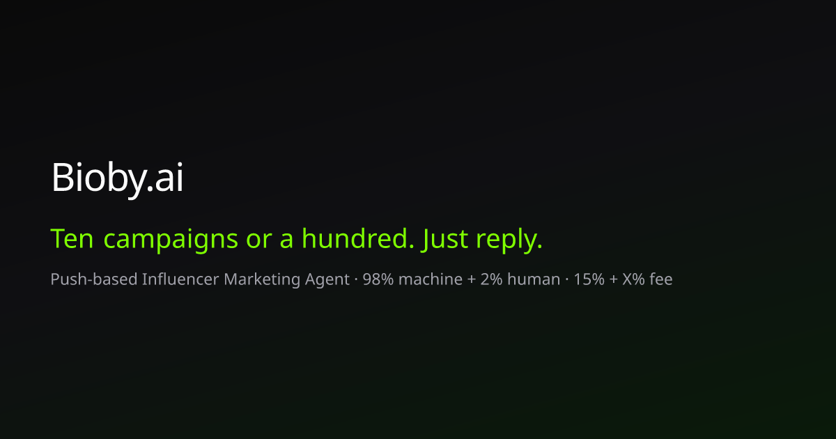 Bioby.ai Push | Campaign Updates in Slack, WhatsApp & More